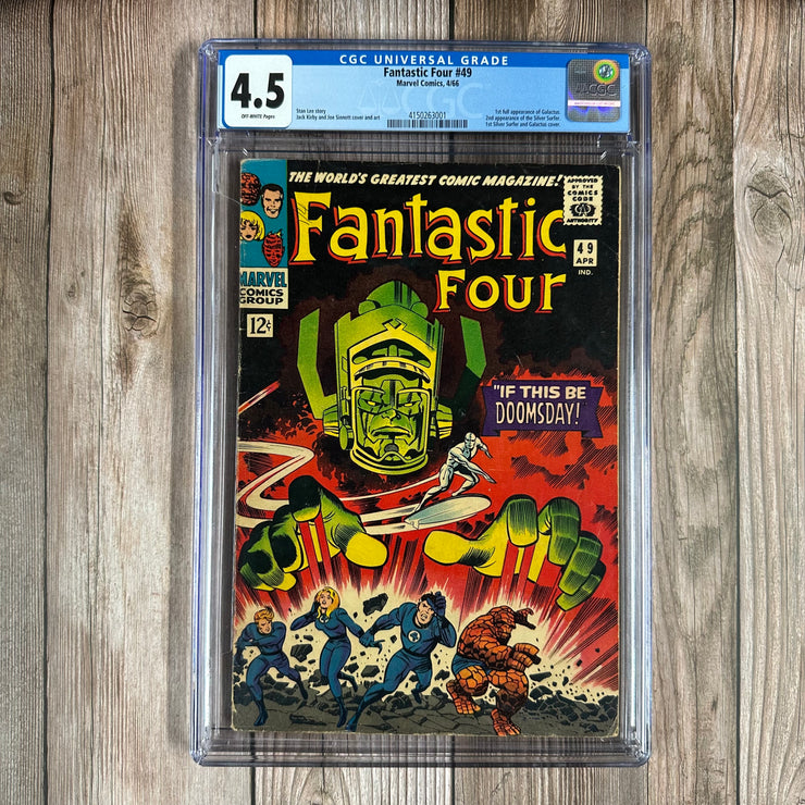 Fantastic Four #49 CGC 4.5 1st full appearance of Galactus, 1st cover and 2nd appearance of the Silver Surfer