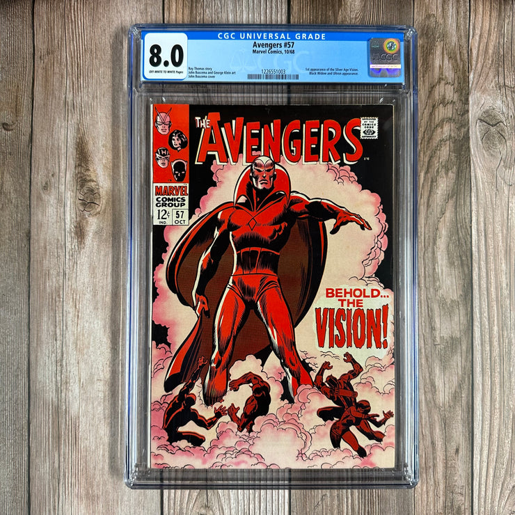 Avengers #57 CGC 8.0 1st appearance of Vision, 2nd appearance of Ultron