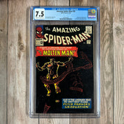 Amazing Spider-Man #28 CGC 7.5 1st appearance and origin of Molten Man, Peter Parker graduates from high school