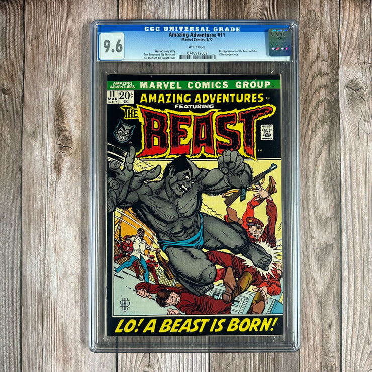 Amazing Adventures #11 CGC 9.6 WP 1st appearance of the Beast with fur.