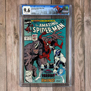 Amazing Spider-Man #344 CGC 9.6 WP Custom Label, 1st Appearance of Cardiac & Cletus Kasady (Cert 3009)