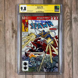 Spawn #299 CGC 9.8 WP SS Signed by Todd McFarlane, Amazing Spider-Man #299 Cover Homage (Cert 5026)