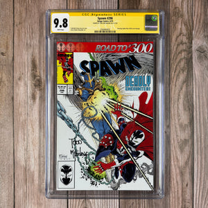 Spawn #298 CGC 9.8 WP SS Signed by Todd McFarlane, Amazing Spider-Man #298 Cover Homage (Cert 4003)