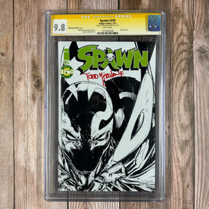 Spawn #250 CGC 9.8 WP SS Signed by Todd McFarlane, 1:50 McFarlane Sketch Cover (Cert 2048)