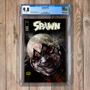 Spawn #245 CGC 9.8 WP Cover art by Todd McFarlane, Low Print Run (Cert 9008)
