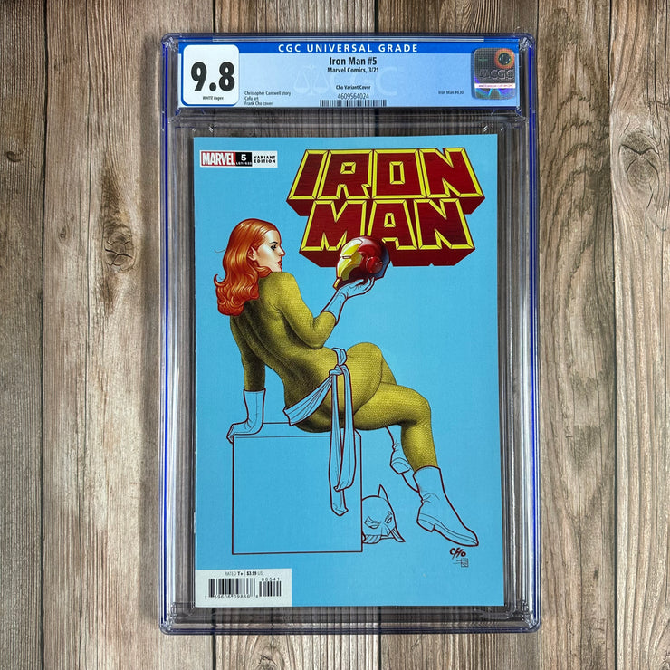 Iron Man #5 CGC 9.8 WP 1:25 Variant Cover by Frank Cho