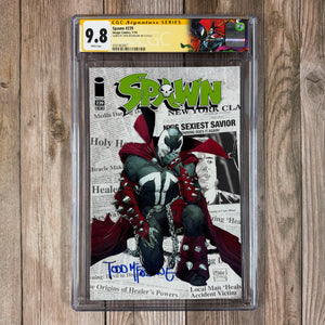 Spawn #239 CGC 9.8 WP Custom Label, SS Signed by Todd McFarlane, Low Print Run (Cert 3007)