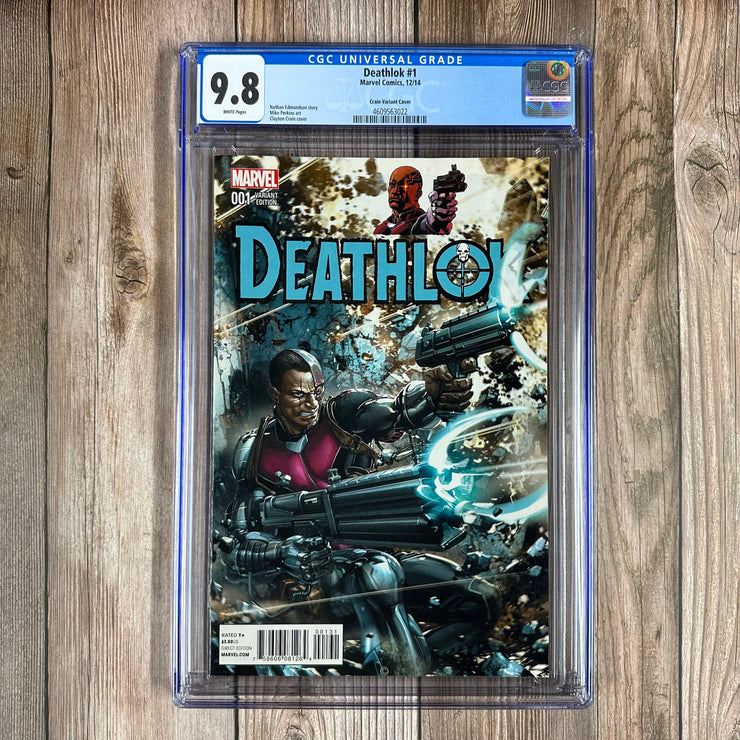 Deathlok #1 CGC 9.8 WP 1:50 Variant Cover by Clayton Crain