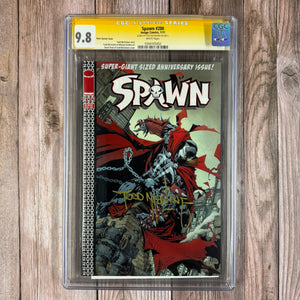 Spawn #200 CGC 9.8 WP SS Signed by Todd McFarlane, Finch Variant Cover B (Cert 5002)