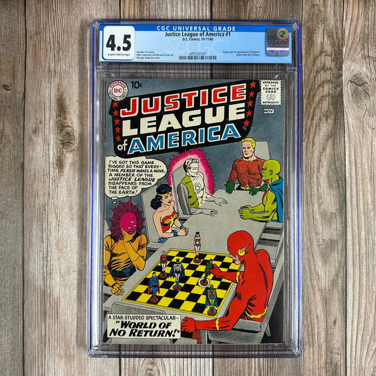 Justice League of America #1 CGC 4.5 1st solo-titled Justice League of America series, 1st appearance of Despero