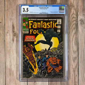 Fantastic Four #52 CGC 3.5 1st appearance of Black Panther (T'Challa) (Cert 3013)