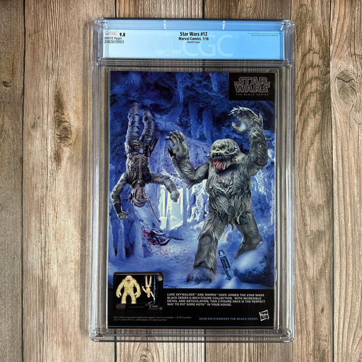 Star Wars #12 CGC 9.8 WP Sketch Cover by Stuart Immonen, Sana Starros reveals she is not the wife of Han Solo