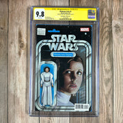 Princess Leia #1 CGC 9.8 WP SS Signed by John Tyler Christopher, Action Figure Variant Cover by John Tyler Christopher