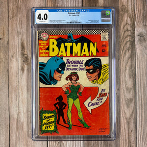 Batman #181 CGC 4.0 1st Appearance of Poison Ivy (Cert 6003)