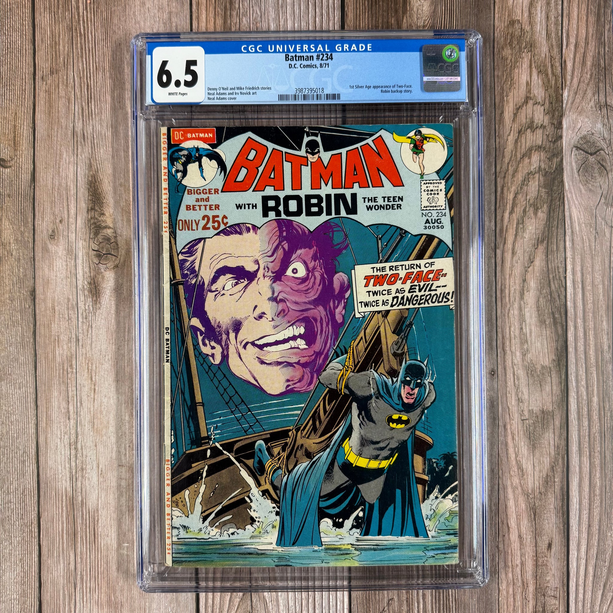 Batman #234 CGC 6.5 WP 1st Silver Age Appearance of Two-Face (Cert