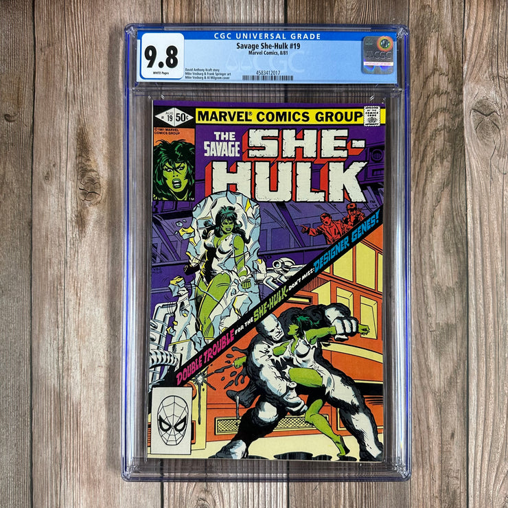 The Savage She-Hulk #19 CGC 9.8 WP Cover by Mike Vosburg