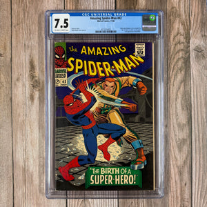 Amazing Spider-Man #42 CGC 7.5 1st Full Appearance of Mary Jane Watson Cover art by John Romita Sr. (Cert 6002)