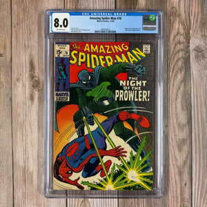 Amazing Spider-Man #78 CGC 8.0 1st Appearance of the Prowler (Cert 4012)