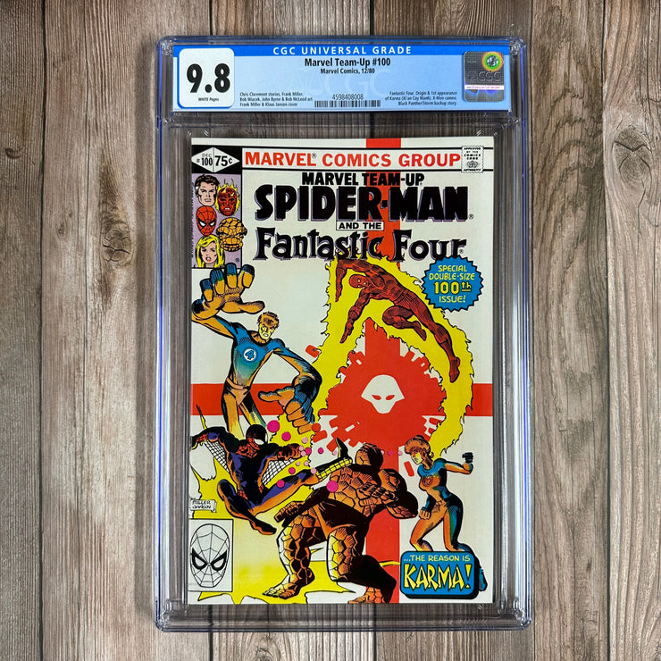 Marvel Team-Up #100 CGC 9.8 WP Origin of Black Panther & Storm, 1st Appearance of Karma