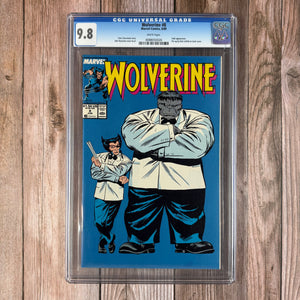 Wolverine #8 CGC 9.8 WP ICONIC Patch and Joe Fixit Hulk Cover by John Buscema (Cert 0026)
