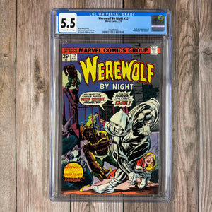 Werewolf By Night #32 CGC 5.5 1st appearance and origin of Moon Knight (Cert 3002)