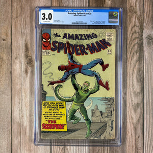 Amazing Spider-Man #20 CGC 3.0 1st Appearance of Scorpion (Cert 1001)