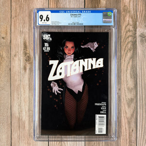 Zatanna #15 CGC 9.6 WP Cover Art by Adam Hughes (Cert 2001)