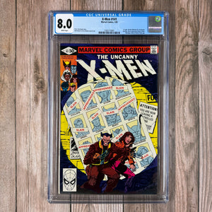 X-Men #141 CGC 8.0 WP 1st Appearance of Rachel Summers, Destiny, Avalanche, Pyro and Senator Kelly and 1st Team Appearance of the New Brotherhood of Evil Mutants  (Cert 5001)