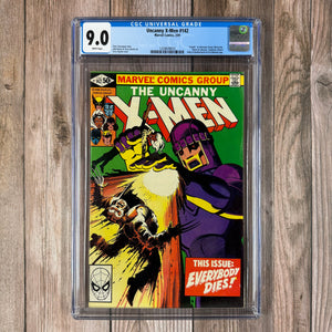 Uncanny X-Men #142 CGC 9.0 WP Cover Art by John Byrne and Terry Austin “Days of Future Past” Part 2 (Cert 9010)