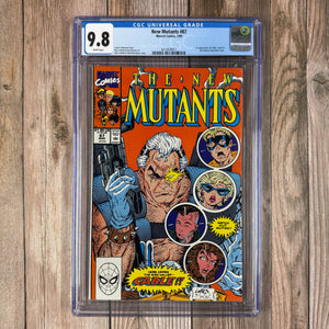 New Mutants #87 CGC 9.8 WP 1st full appearance of Cable, 1st full team appearance of the Mutant Liberation Front (Cert 9011)