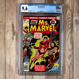Ms. Marvel #1 CGC 9.6 WP 1st Appearance of Carol Danvers as Ms. Marvel (Cert 4007)