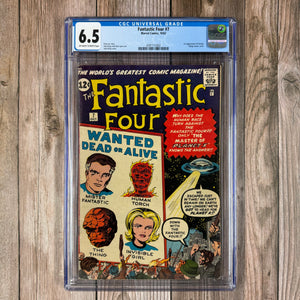Fantastic Four #7 CGC 6.5 1st Appearance of Kurrgo Flying Saucer Cover (Cert 5002)