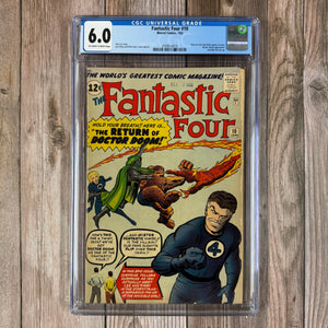 Fantastic Four #10 CGC 6.0 3rd Appearance of Doctor Doom (Cert 4019)