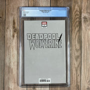Deadpool / Wolverine #1 CGC 9.8 WP 1:100 Virgin Variant Cover by Frank Miller