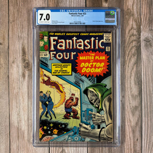 Fantastic Four #23 CGC 7.0 CLASSIC Cover art by Jack Kirby (Cert 4006)
