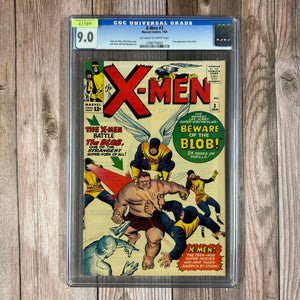 X-Men #3 CGC 9.0 1st Appearance of the Blob (Cert 6003)
