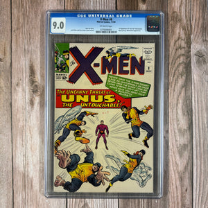 X-Men #8 CGC 9.0 1st Appearance of Unus the Untouchable (Cert 0001)