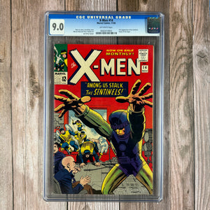 X-Men #14 CGC 9.0 1st Appearance of the Sentinels (Cert 9003)