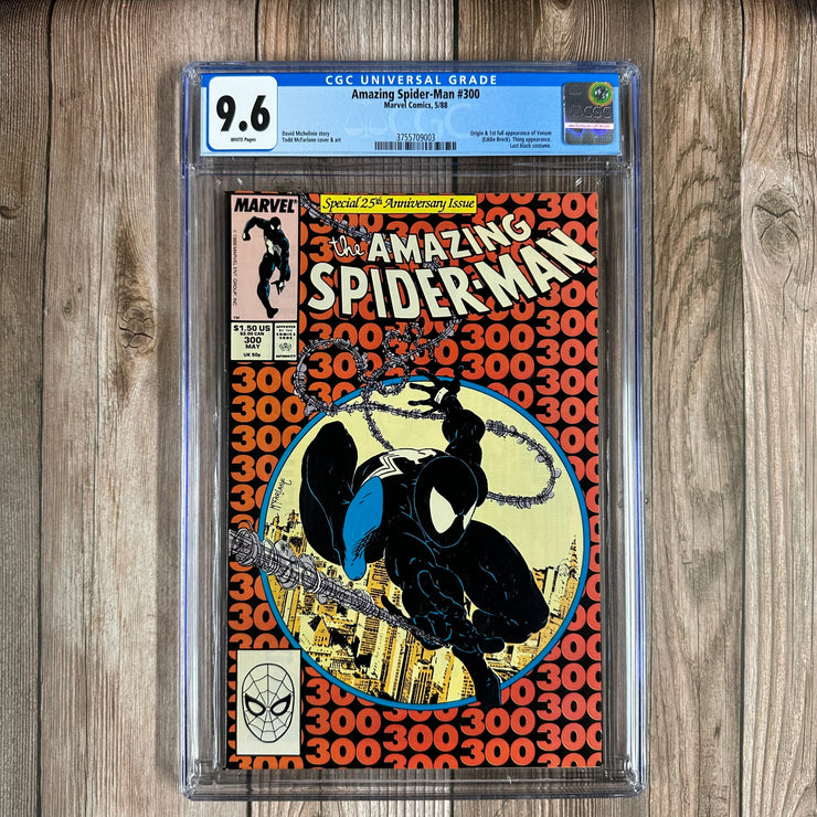 Amazing Spider-Man #300 CGC 9.6 WP ICONIC Cover by Todd McFarlane, 1st full appearance of Venom