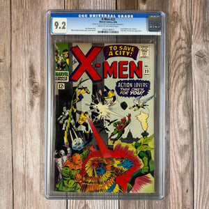 X-Men #23 CGC 9.2 From the Collection of Joe and Nadia Mannarino (noted on the label) (Cert 8013)