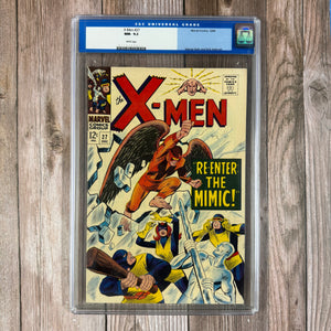 X-Men #27 CGC 9.2 WP Old Label, 1st Meeting of Spider-Man and the X-Men (Cert 9011)