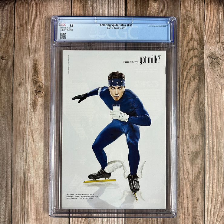 Amazing Spider-Man #654 CGC 9.8 WP 1st Flash Thompson as Agent Venom Project Rebirth 2.0 Weapon V