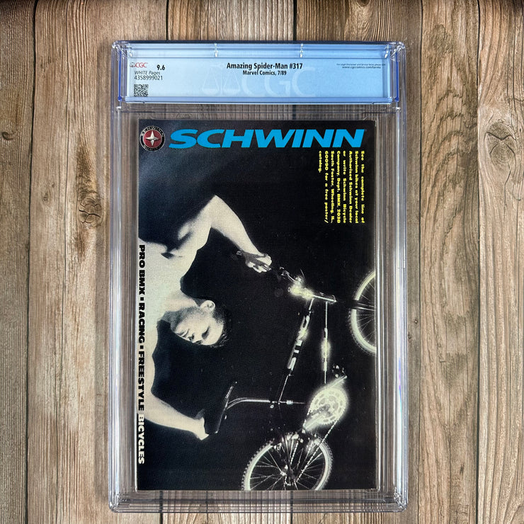 Amazing Spider-Man #317 CGC 9.6 WP 4th Venom Appearance McFarlane Cover Montauk Showdown
