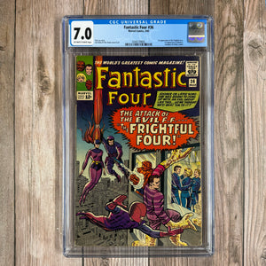 Fantastic Four #36 CGC 7.0 1st Appearance of the Frightful Four and Medusa (Cert 9002)