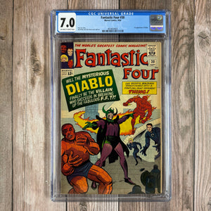 Fantastic Four #30 CGC 7.0 1st Appearance of Diablo (Cert 4003)