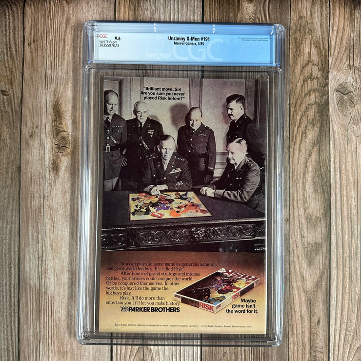 Uncanny X-Men #191 CGC 9.6 WP 1st appearance of Nimrod