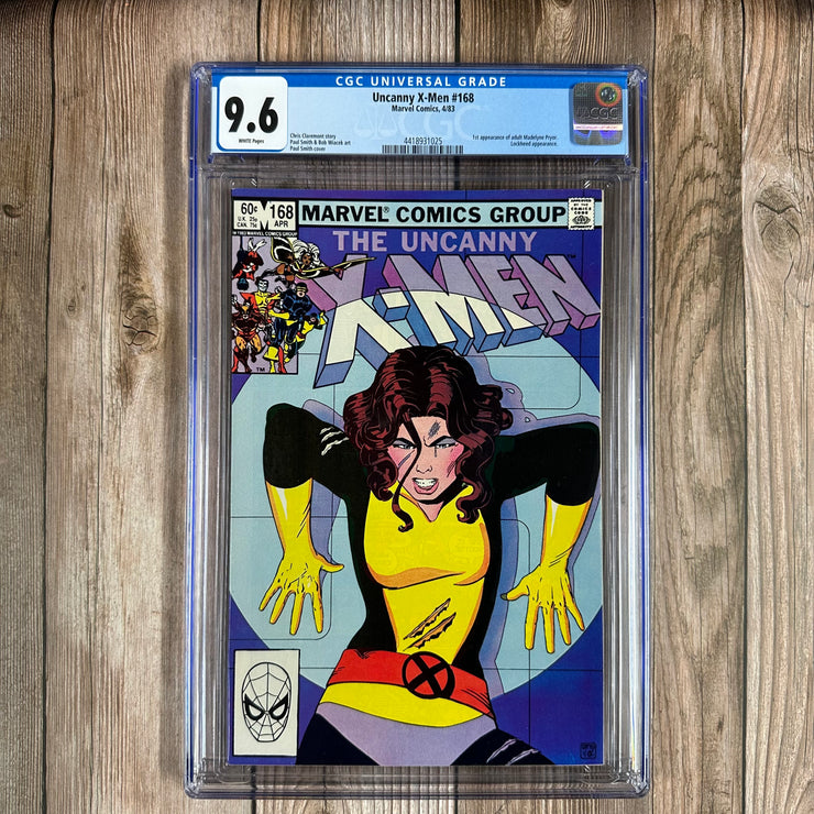 Uncanny X-Men #168 CGC 9.6 WP 1st appearance of Madelyne Pryor & 1st mention of the name Lockheed