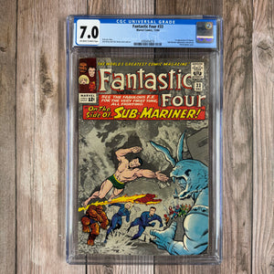 Fantastic Four #33 CGC 7.0 1st Appearance of Attuma and Sub-Mariner Appearance (Cert 4019)