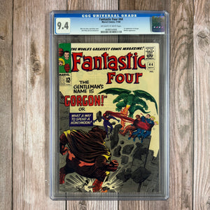 Fantastic Four #44 CGC 9.4 1st Appearance of Gorgon (Cert 4006) *