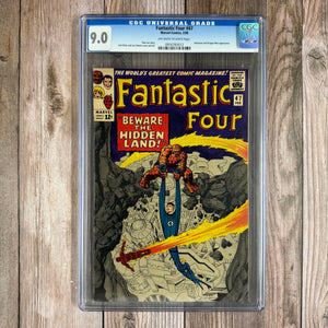 Fantastic Four #47 CGC 9.0 1st Appearance of Maximus, 2nd Appearance of Black Bolt, 1st Team Appearance of the Alpha Primitives (Cert 3012)